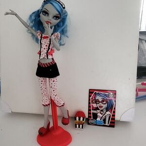 Monster High♡G1 Dead Tired Ghoulia Yelps Doll Firstwave 2011 Displayed Only Euc